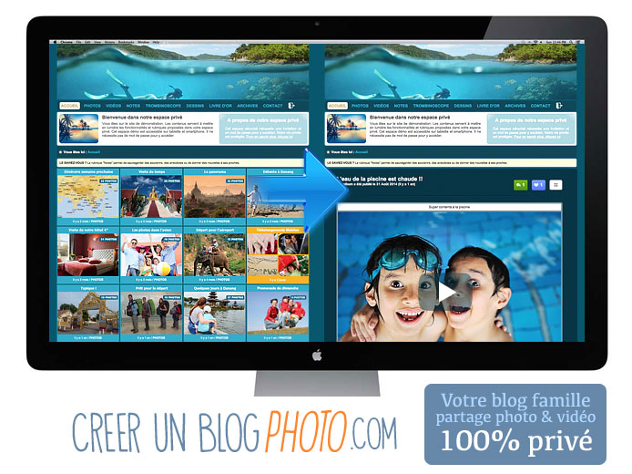 Partagez vos photos de voyage en toute sécurité avec vos proches