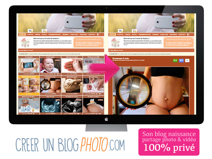 Créer un blog photo privé pour partager les photos de bébé avec ses proches