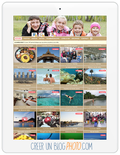 Créer un blog photo privé pour sa famille est très facile