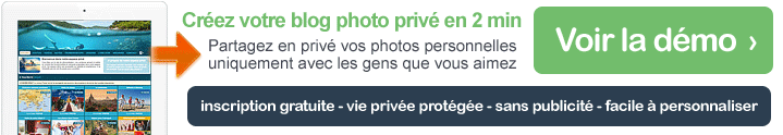 Créez votre blog photo privé en 2 minutes