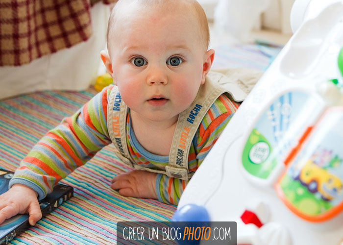 Photo de bébé : Pour que votre enfant soit réceptif pendant la séance photo, veillez à ce qu'il soit bien éveillé. 
