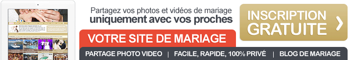 Créer un blog photo privé pour son mariage