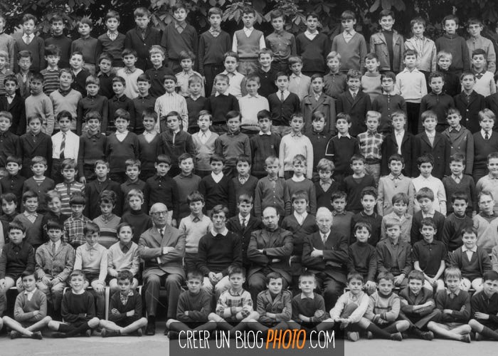 Photos de classe des années 60