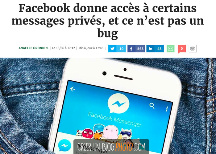 A tout moment, une intrusion dans votre compte peut vous faire perdre à jamais vos données personnelles (En savoir plus) ainsi que le contrôle de vos photos et de votre droit à l'image.
